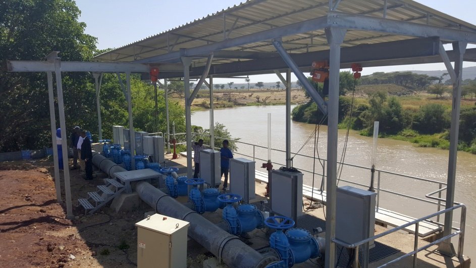 Adama Water Plant: Intake at Awash River